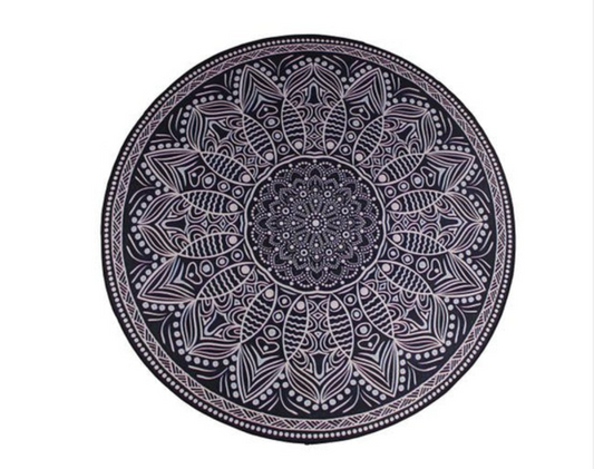 Mystic Mandala Round Rug