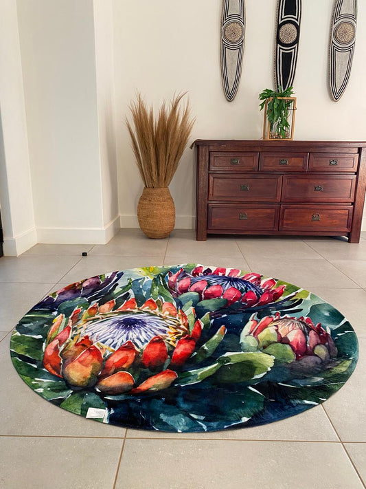 Protea Reverie Indoor Round Rug