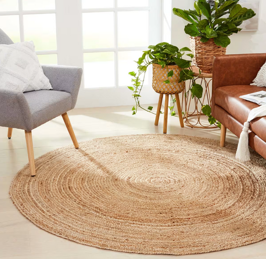Savannah Round Jute Rug – 1.2m Indoor Rug